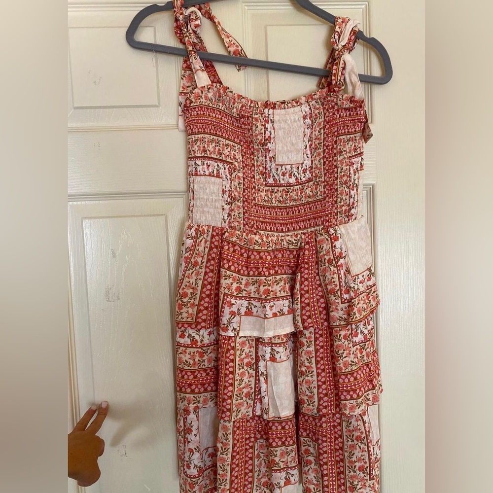 Pink floral American eagle dress